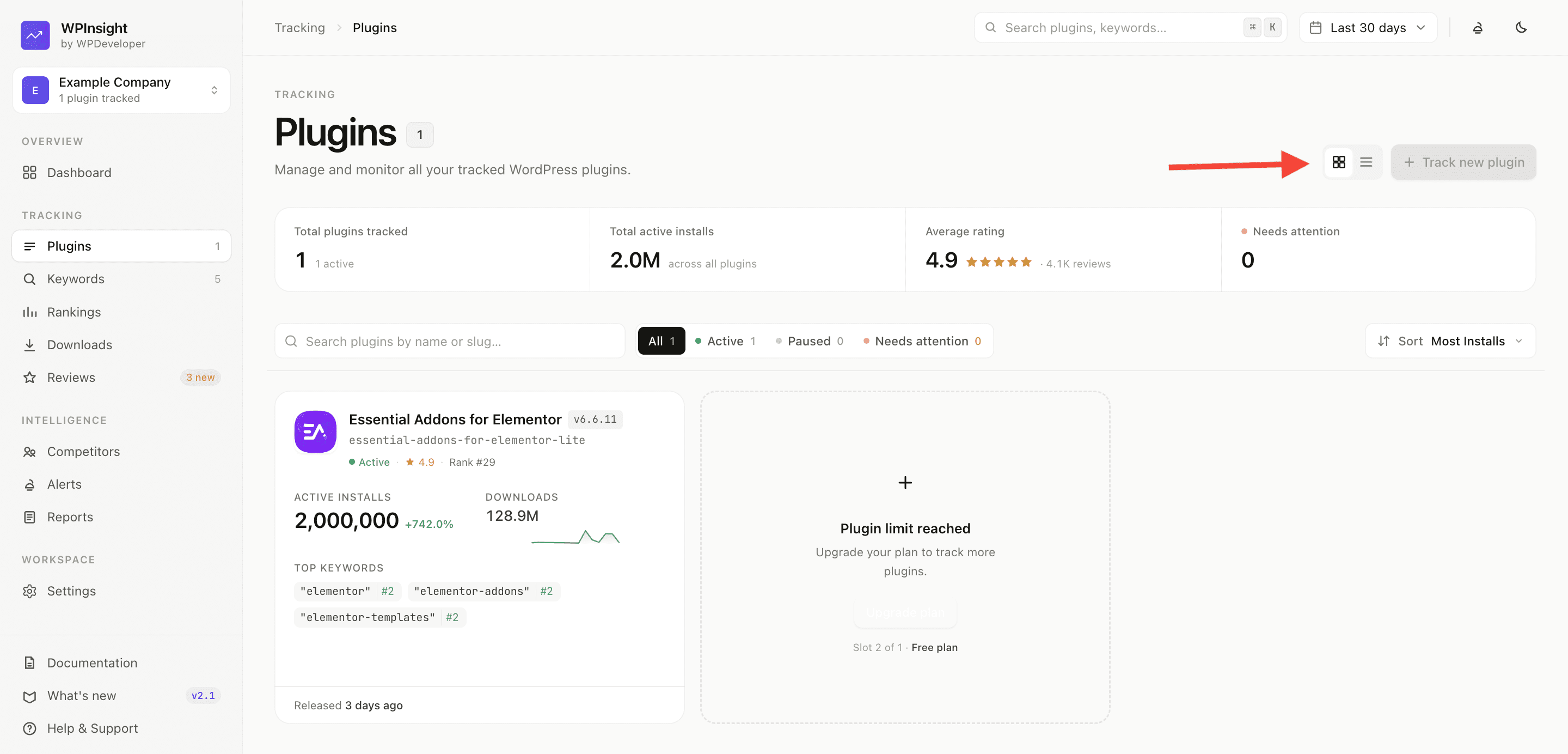 How to manage your tracked plugins