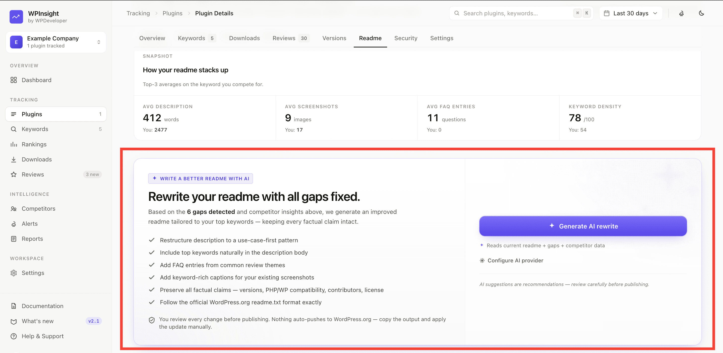 How to rewrite a readme